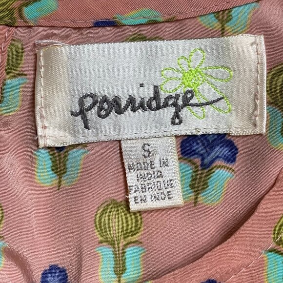 Anthropologie Porridge Womens Pink Boho Sleeveless Tank Blouse Size Small - Picture 5 of 7